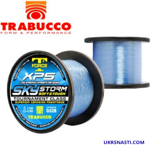 Леска монофильная Trabucco T-Force XPS Sky Storm размотка 1000м голубая
